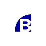 B design letter logo 1