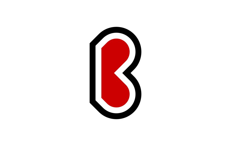 B letter logo design 4 scaled