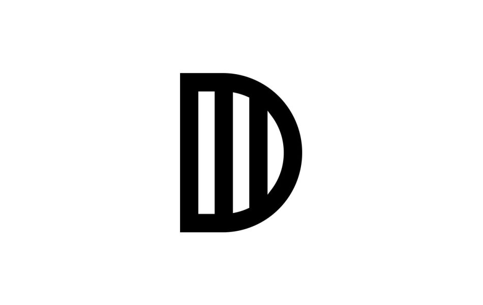 D unique logo design 1