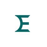 E logo design letter 1