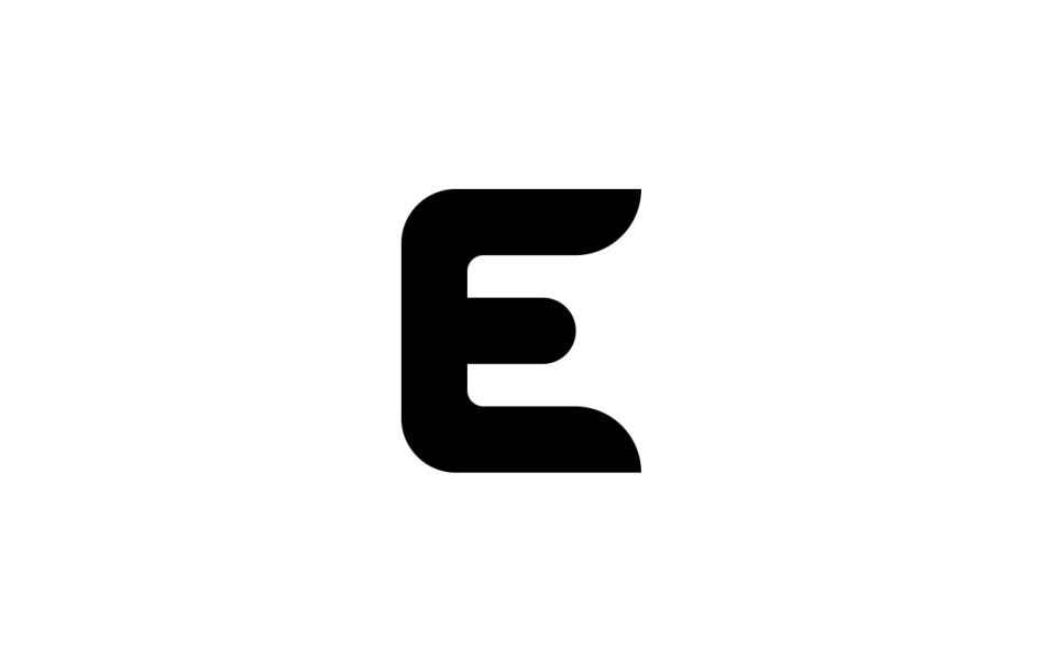 E modern logo design 1