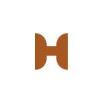 H design letter logo 1