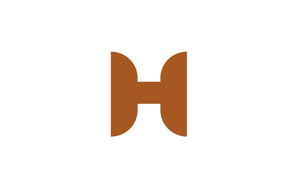 H design letter logo 1