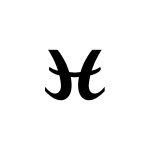 H design logo letter 1