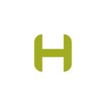 H logo design letter 1