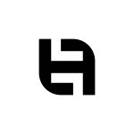 H logo letter design scaled