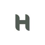 H modern logo design 1