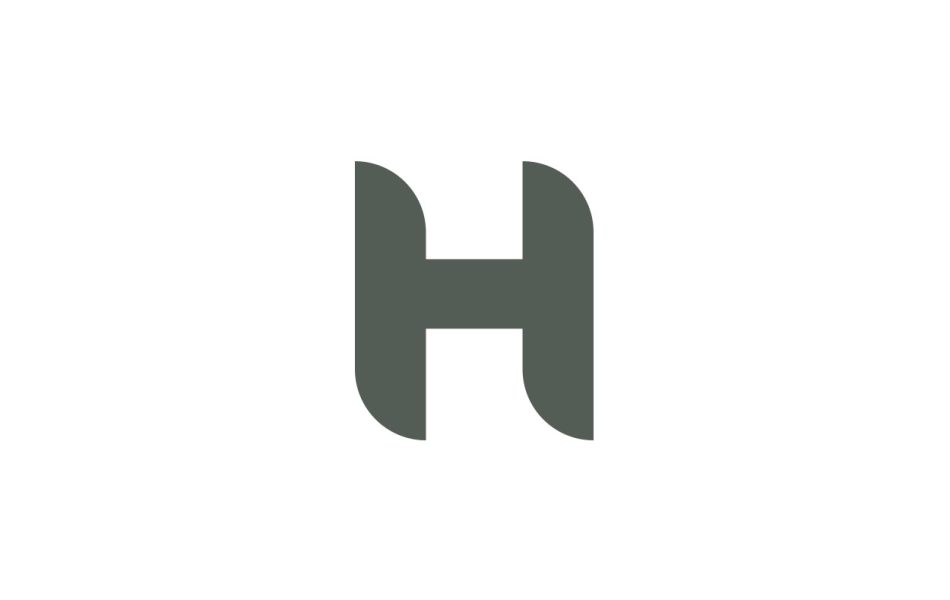 H modern logo design 1