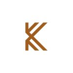 K KK unique logo design 1