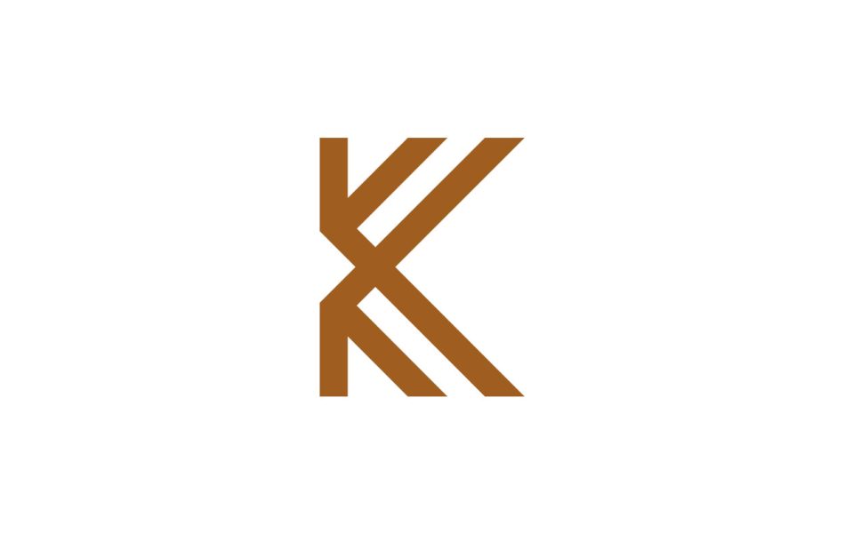 K KK unique logo design 1