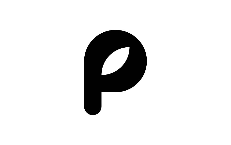 P logo design letter scaled