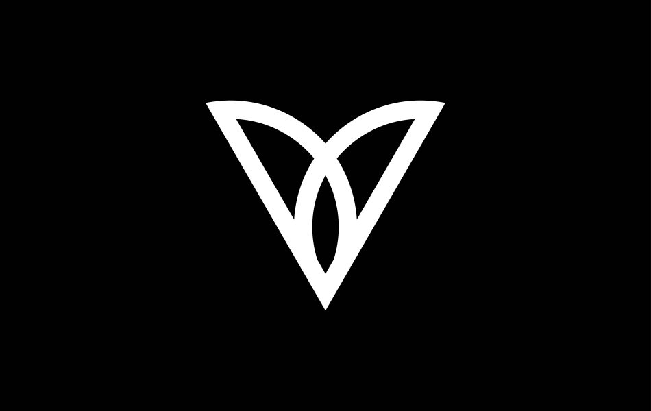 V letter logo