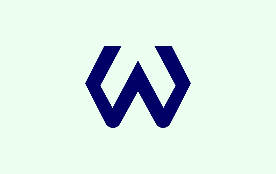 W logo design