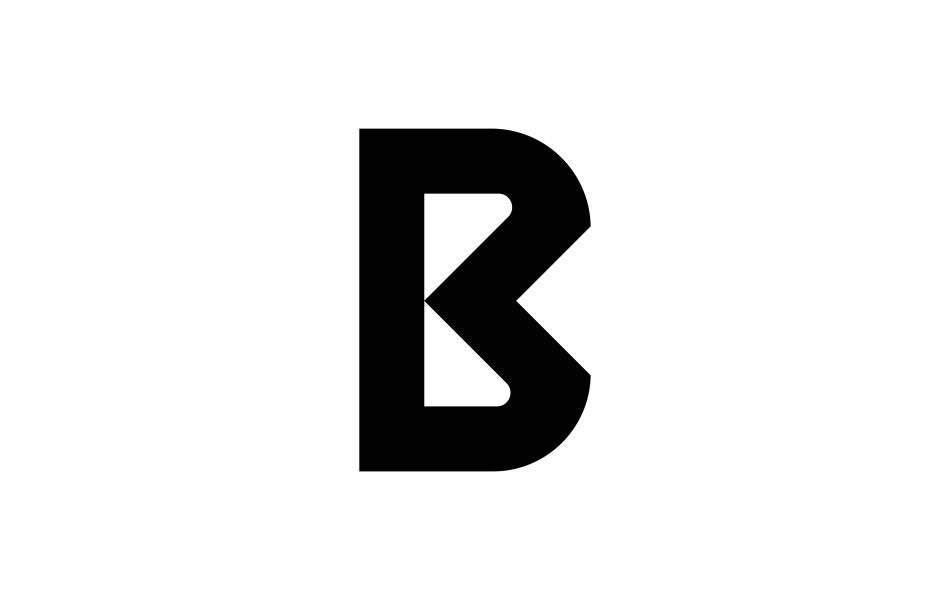 b letter logo design 3 scaled