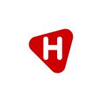 h design letter logo design scaled