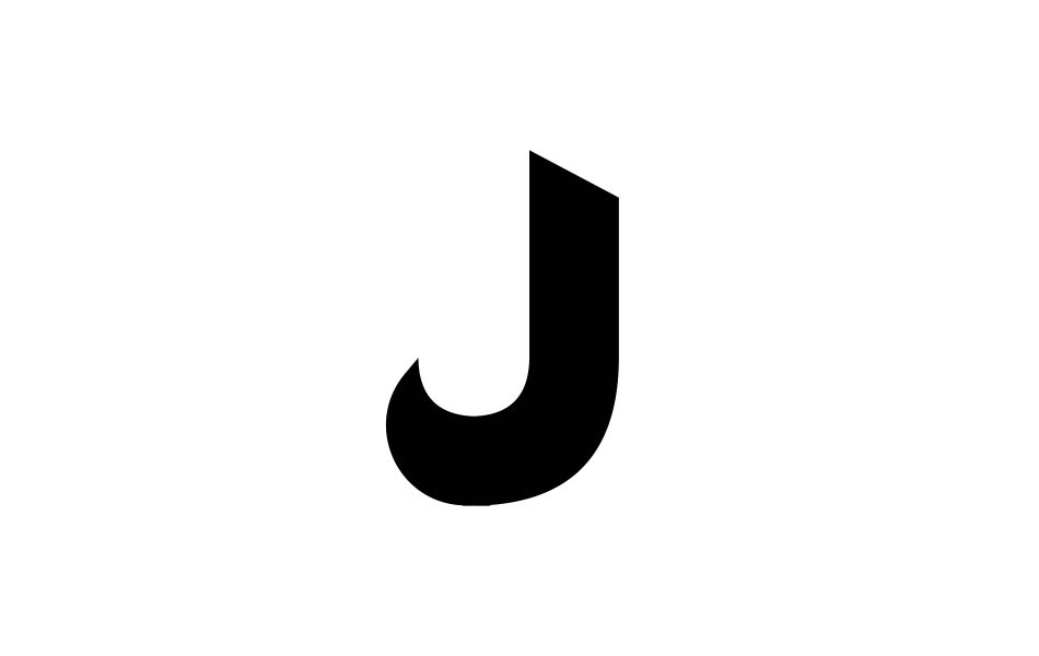 j modern logo design scaled