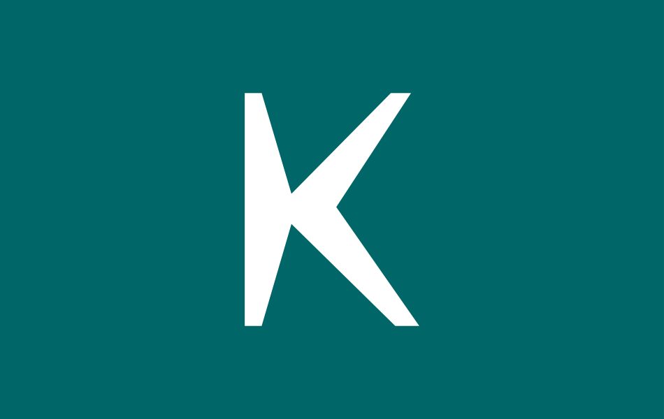 k design letter logo scaled