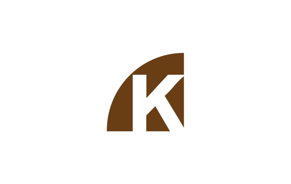 k letter logo design 1 1