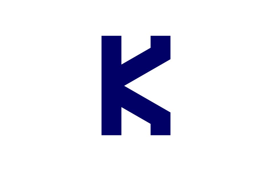 k letter logo design scaled