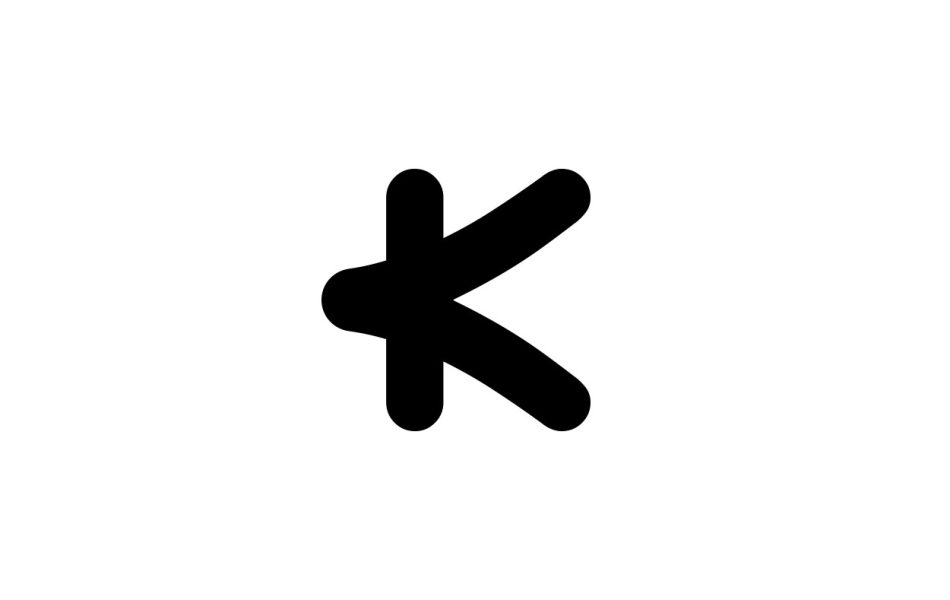 k logo letter design 1