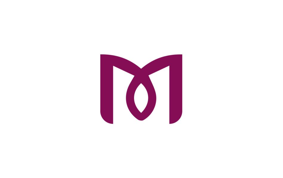 m unique design logo 1