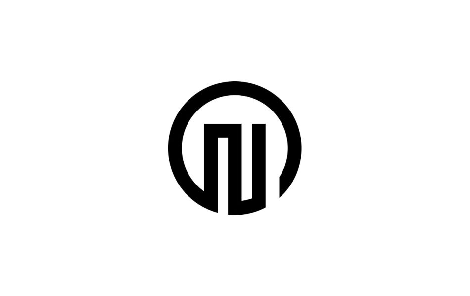 n circle logo design 1