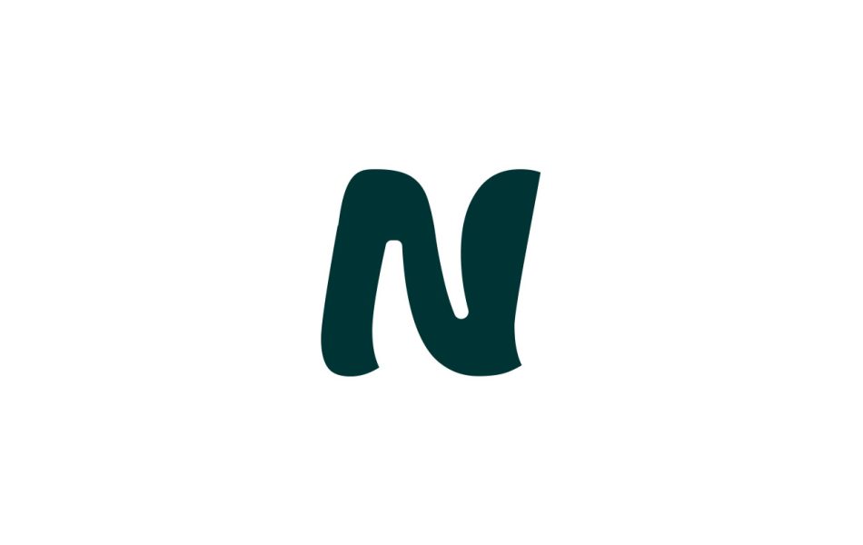 n letter logo design 1