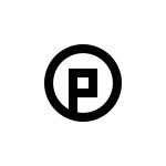 p circle logo design scaled