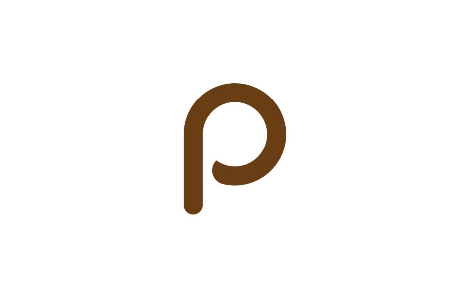 p logo design letter 1