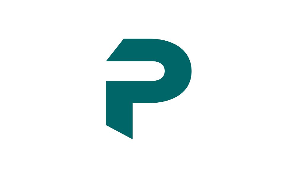 p modern logo design scaled