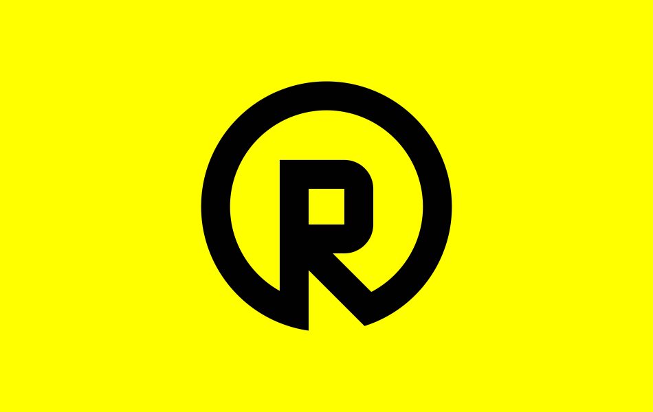 r circle logo design scaled