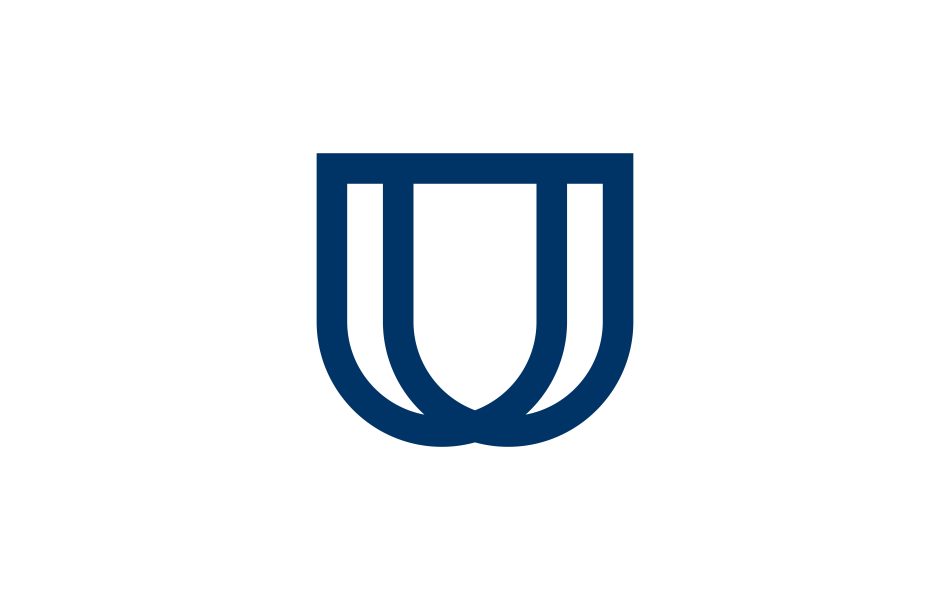 u logo design letter