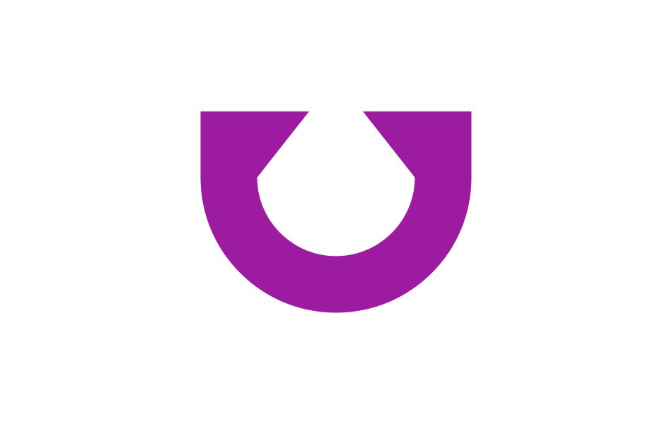 u logo design letter