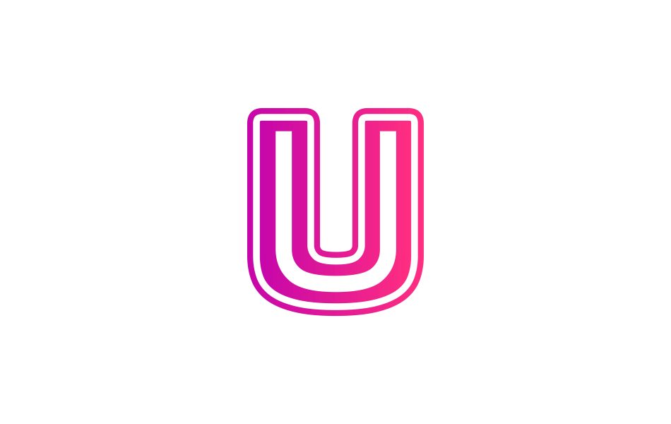 u modern logo design