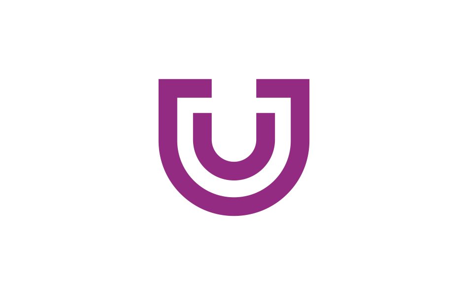 u uu letter logo design