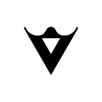 v logo