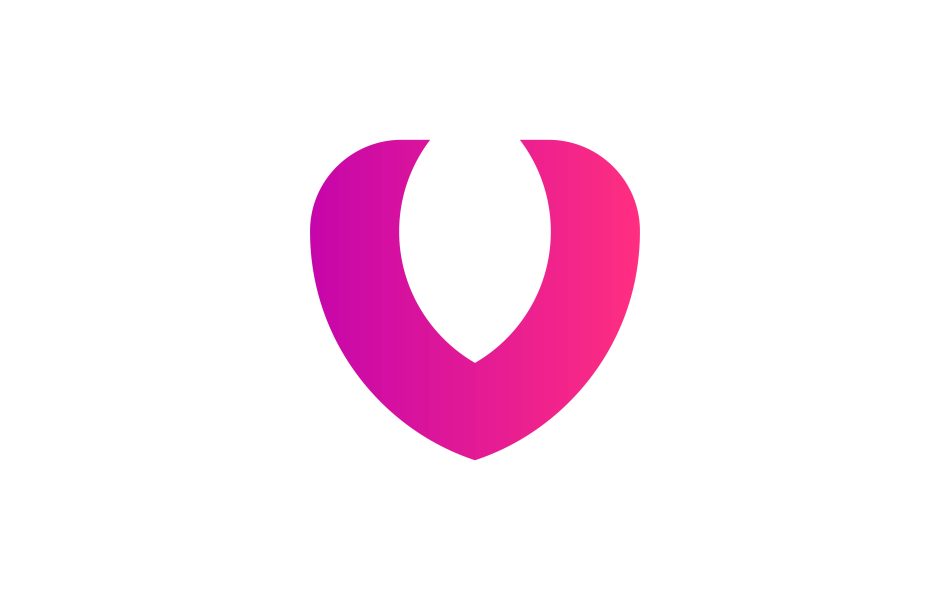 v logo design