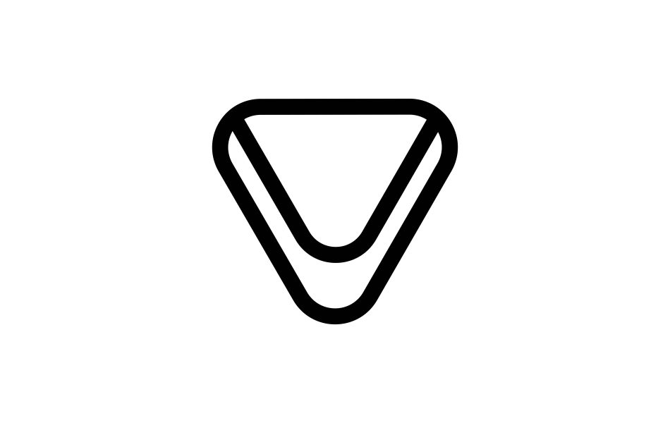 v logo design