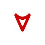 v logo design letter