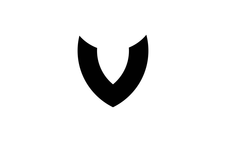 v logo letter design