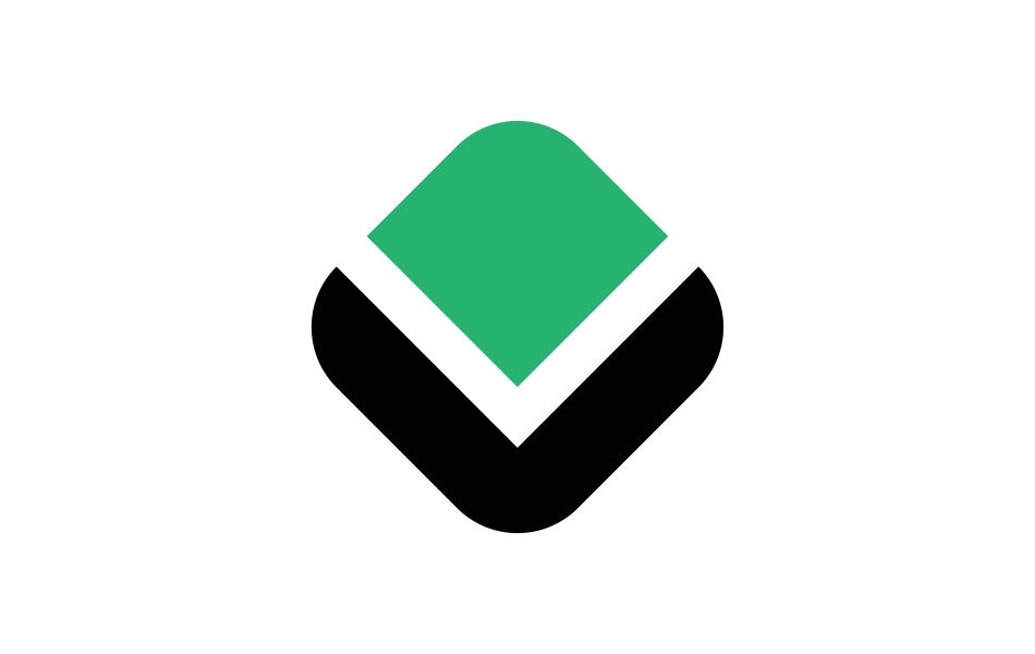 v modern design logo