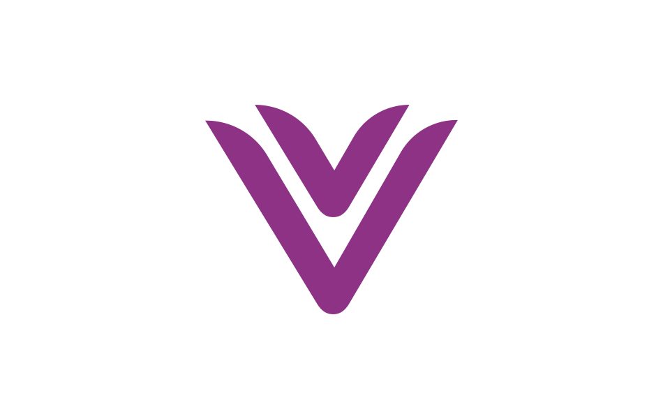 v vv letter logo design