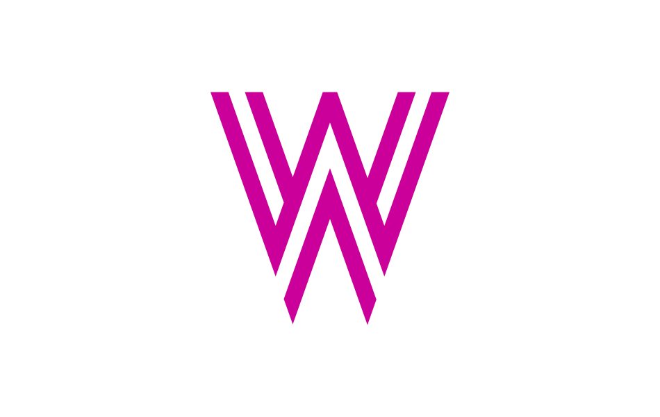 w creative design logo