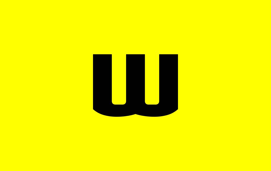 W logo design