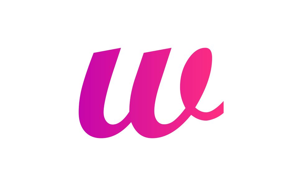 w design letter logo