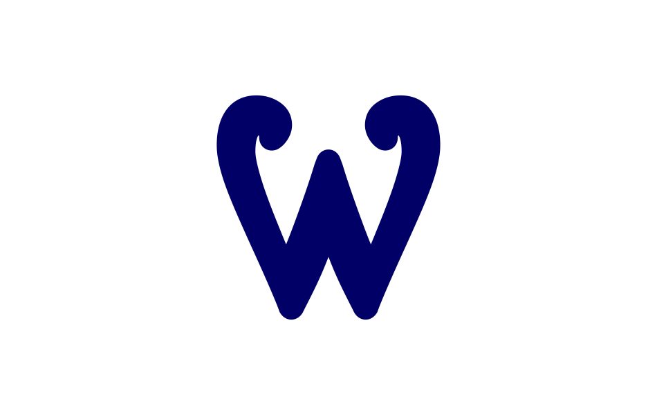 w letter design logo