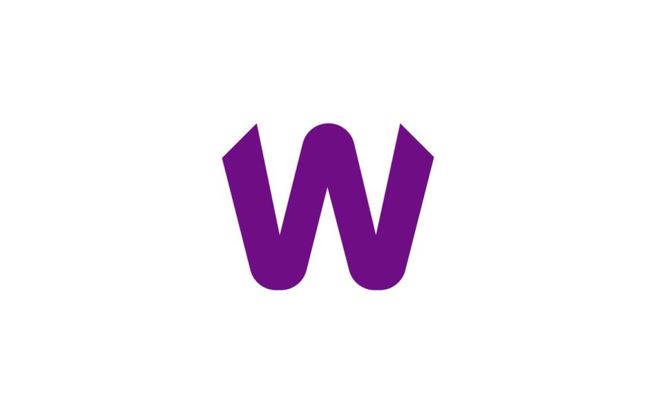 w logo design letter 1