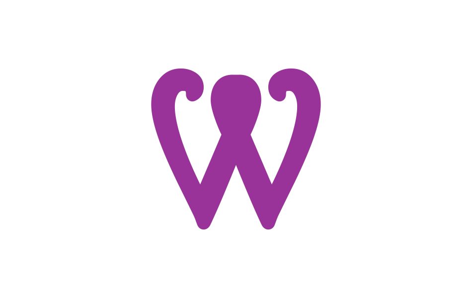 w logo design letter