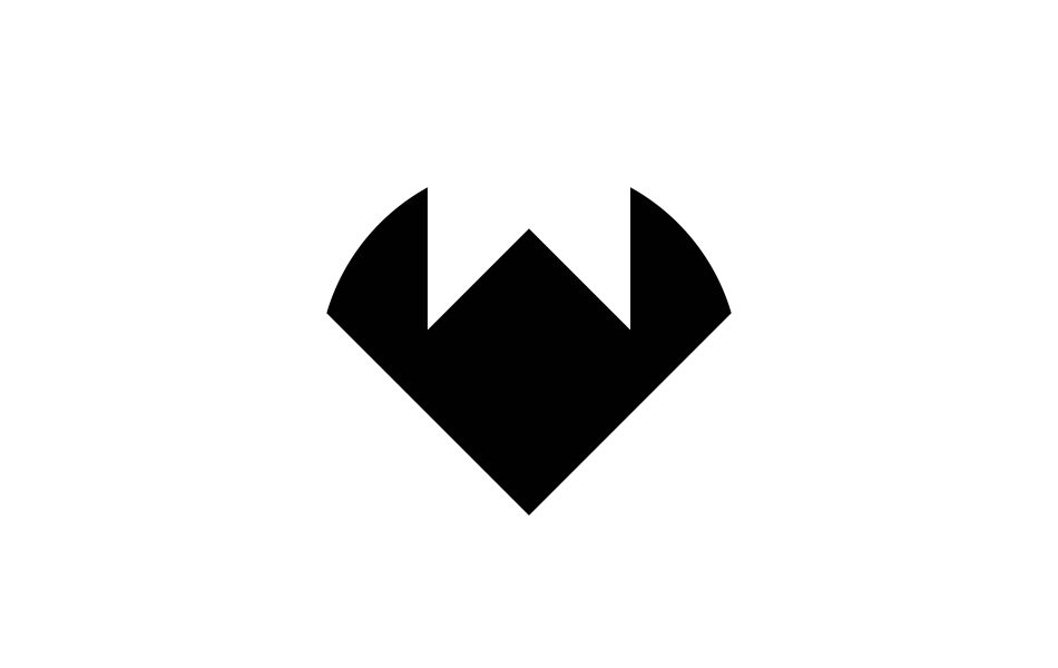 w logo design letter