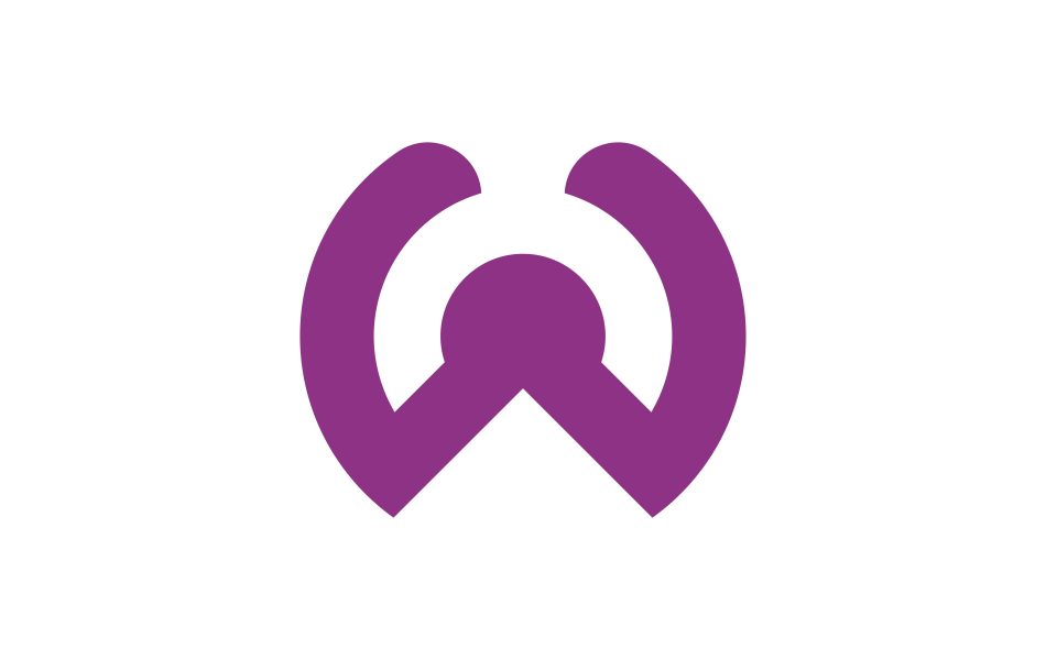 w logo design letter